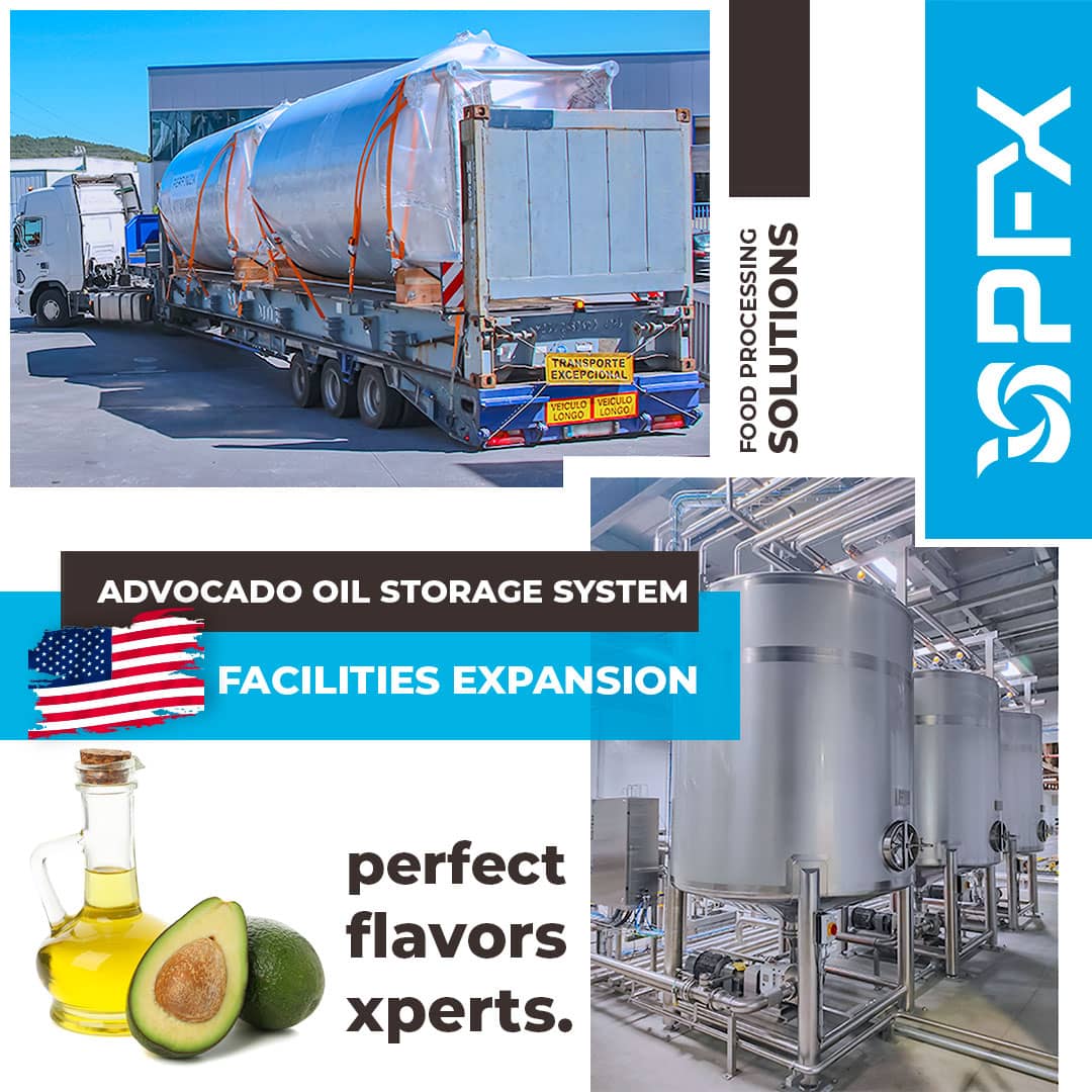 Heading to the USA: Shipping an Avocado Oil Storage System